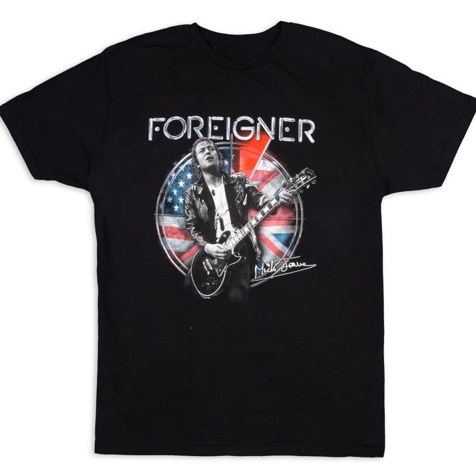 Vtg Foreigner Band Mick Jones Heavy Cotton Black All Size Unisex Shirt TR613 Unisex T-Shirt XXXXL