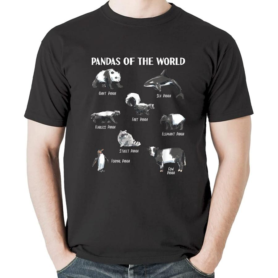 Kids Youth Teens Funny Panda Pattern Design for Animal Lover T-Shirt Sweatshirt Hoodie Tanktop for Men Women Kids Black XXXXXL разноцветный