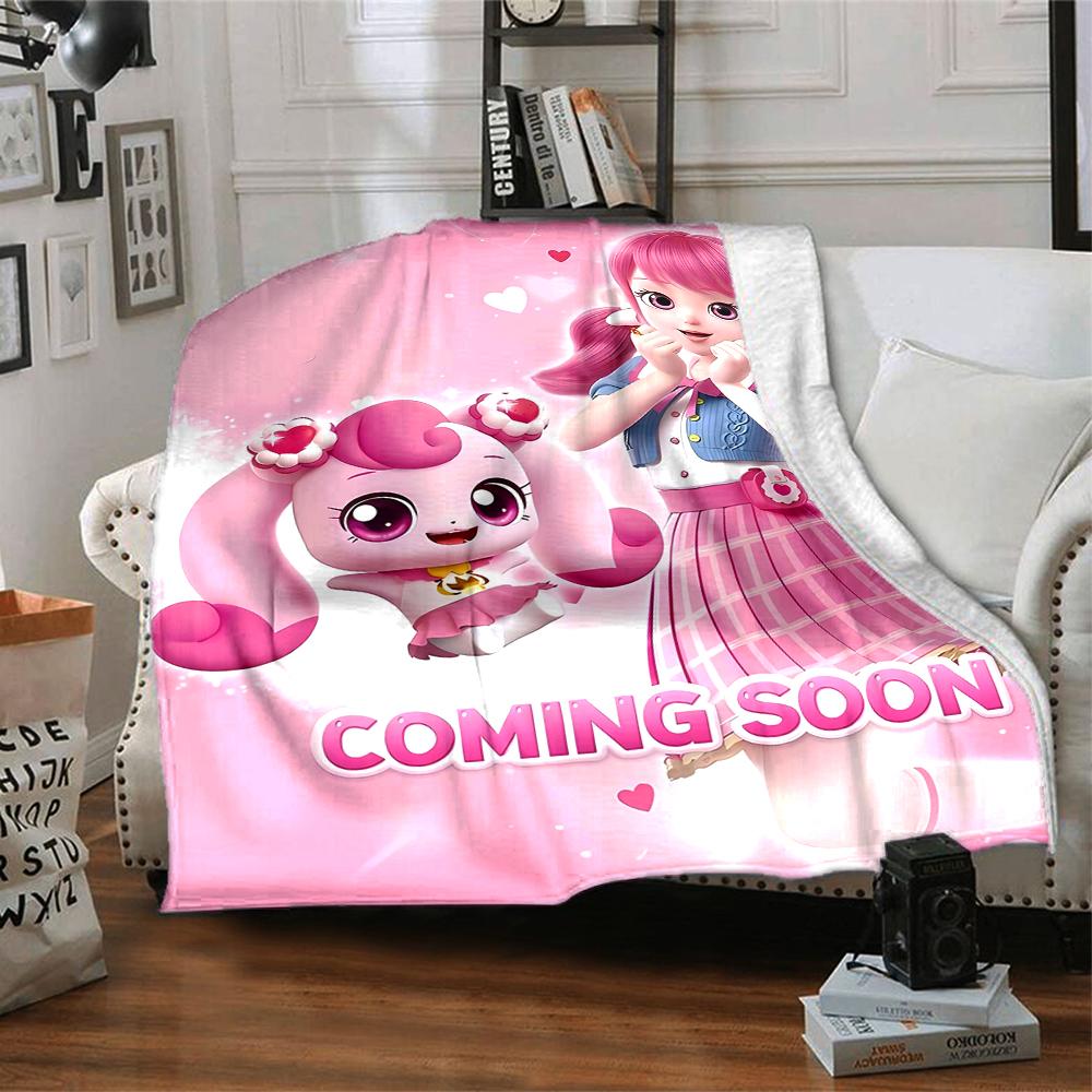1pc Catch Teenieping Magic Sweethear (5) Blanket, Gift, for Men and Women, Soft Blanket, Good for Sofa Bed Couch Travel, Lightweight Flannel Blanket