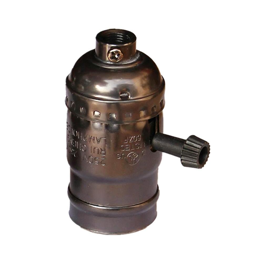 Decorative 3-Way Lamp Dimmable Retro Turn Knob Vintage E26 Base Home Decor