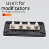 Heavy-Duty Modular Design Bus Bar Box 4 Terminal Studs Cable Organizer Box  Truck