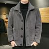 New Fur One Double-sided Wear Sheep Shearling Thickened Warm Korean Pellet Fleece Men's Jackets