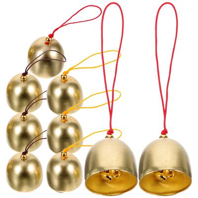 9Pcs Alloy Christmas Bells Vintage Mini Hanging Bells DIY Craft Accessories Tree Decorations Small Bell Mini Bell