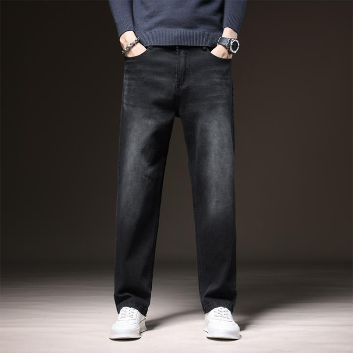 New Men's Loose and Slimming Trend Jeans with Stretch