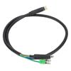 Electric Bike Motor Extension Cable M6 Male 9 Pin Waterproof Extension Cable for Front Rear Hub Motor Conversion Kit