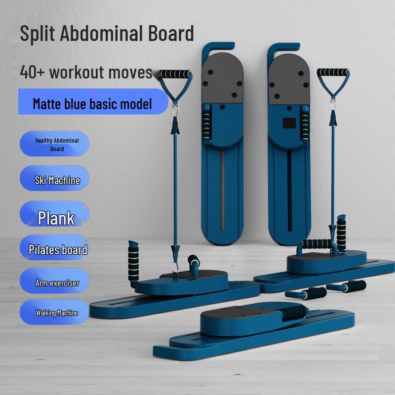 Multi-functional Fitness Board: Pilates, Ski, Arm Exercise, and Leg Machine