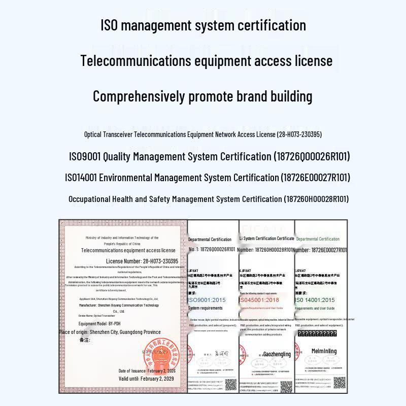 Boyang Integrated Services Optical Transceiver