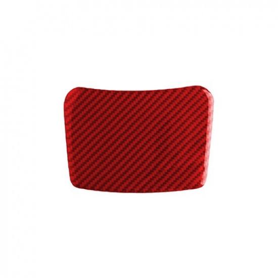 Bright Red Carbon Fiber Car Rear Storage Box Decoration For Camaro 16 17 18 19
