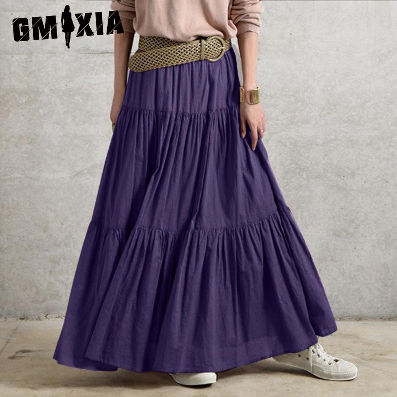 

GMXIA Женская Модная Повседневная Летняя Весенняя Юбка XXXXXL фиолетовый