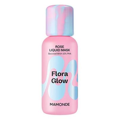Maschera Liquida Floreale Glow Rosa 80ml | Maschera in Gel da Risciacquare Potenziatrice di Luminosità