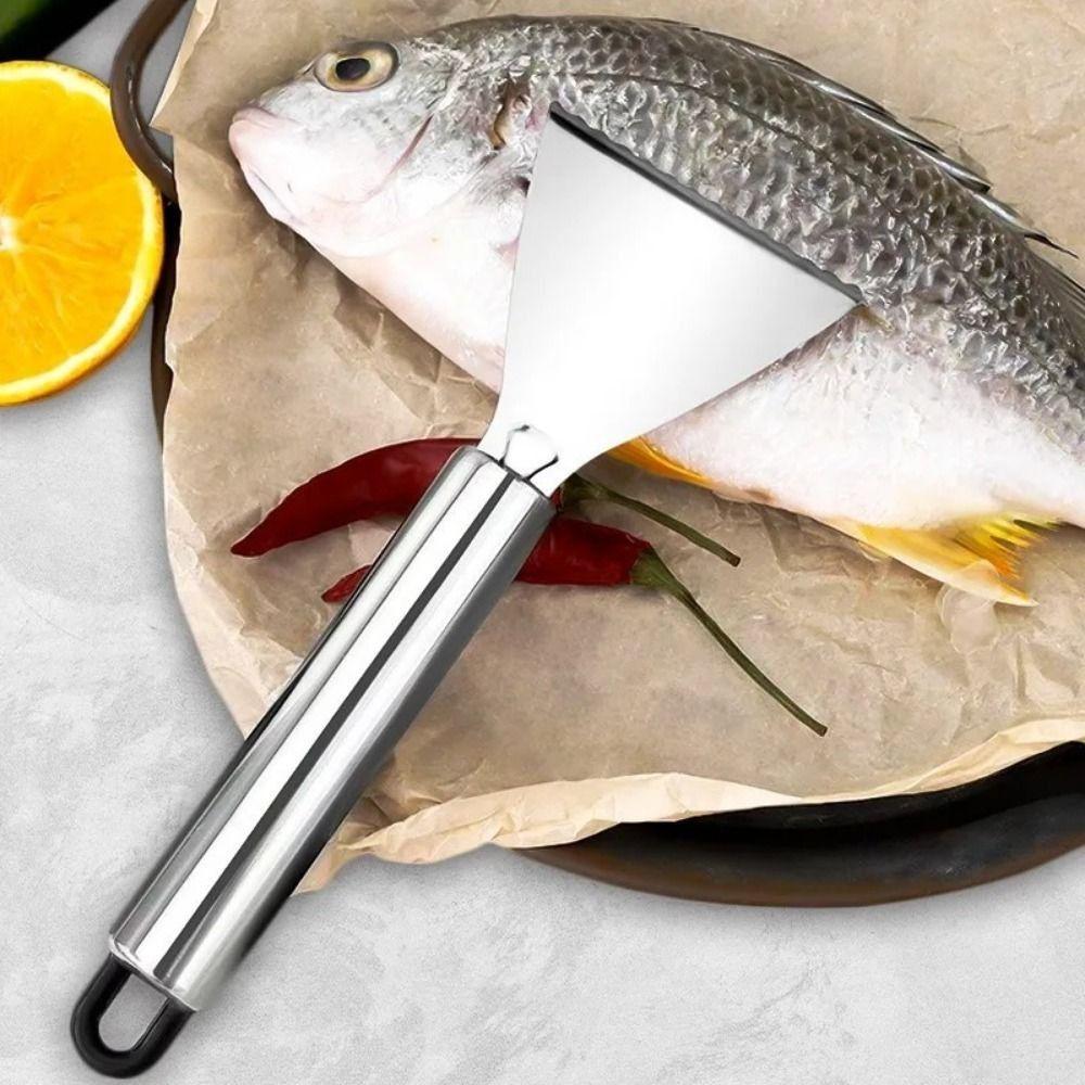 4pcs Fast Remove Fish Scales Scraping Graters Manual Fish Scale Cleaning Tool Home Use