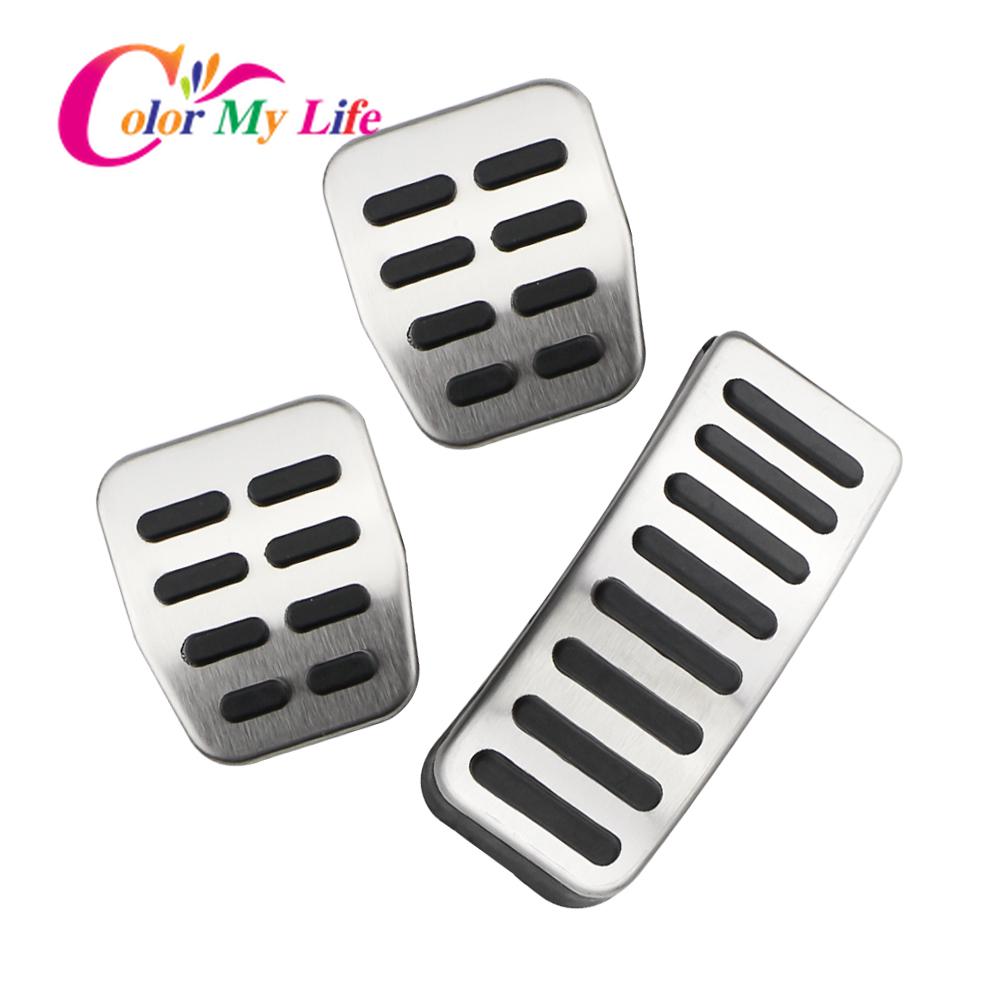 Color My Life AT MT Auto-Pedalpolster-Abdeckung für Volkswagen VW Polo 6N 6N2 9N 9N3 6R Schrägheck-Limousine 1996 – Auto