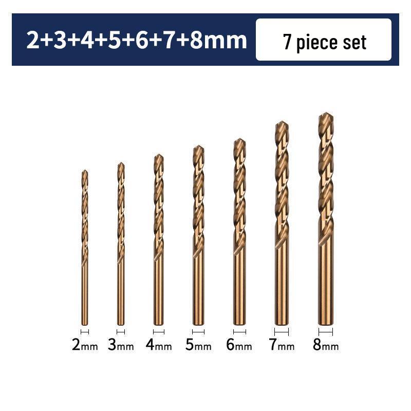 Cobalt Twist Drill Bit for High-Hardness 304 Stainless Steel and Metal