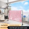 Thickened Foldable Floor-to-Ceiling Clothes Drying Rack for Small Apartments
