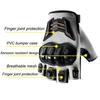 1 Pair Half Finger Motorcycle Gloves Anti-fall Anti-slip Cycling Gloves Wear-resistant Breathable Driving Gloves