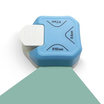 3-in-1-Mini-Eckenschneider, langlebiger Eckenrunder, R4/R7/R10 mm, runder Eckenschneider, DIY-Papierschneider, Karten-Scrapbooking-Stanzer