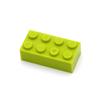 40pcs DIY Building Blocks Thick Figures Bricks 2x4 Dots Educational Creative Size Compatible With 3001 Plastic Toys for Children