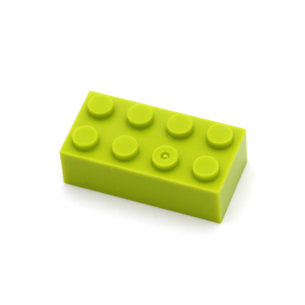 40pcs DIY Building Blocks Thick Figures Bricks 2x4 Dots Educational Creative Size Compatible With 3001 Plastic Toys for Children