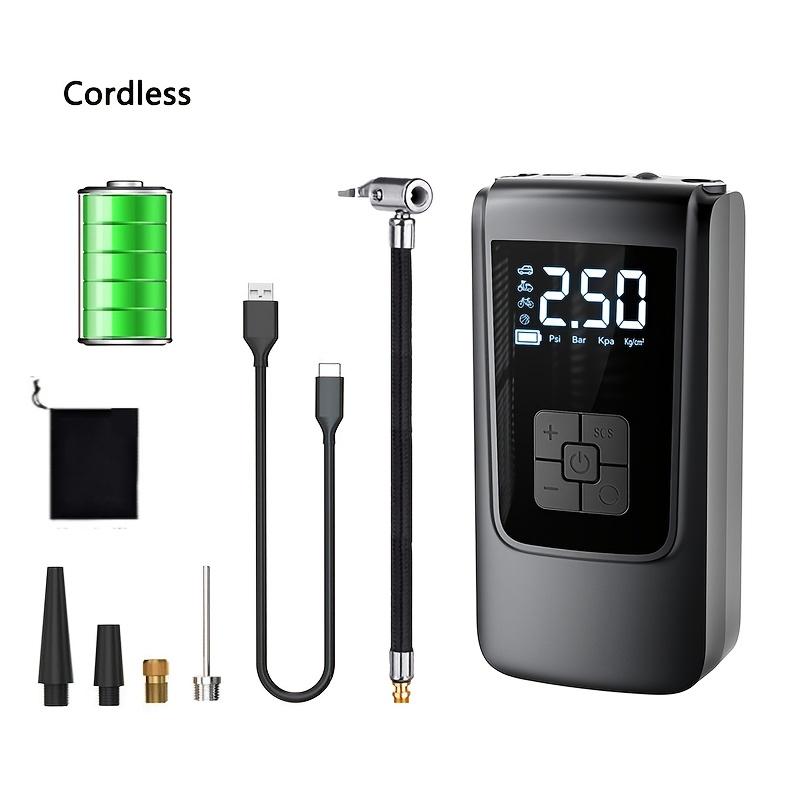 

Беспроводные насосы для накачивания шин, воздушные компрессорные насосы и насосы, портативные насосы для накачивания шин, цифровые воздушные компрессоры со светодиодными фонарями и цифровым дисплеем wireless