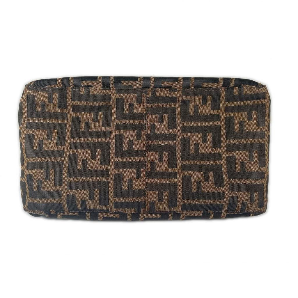 Fendi Zucca Handbag Brown Women Used
