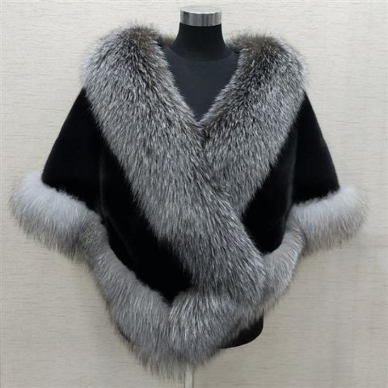 Imitation Mink Fox Fur Imitation Fur Shawl