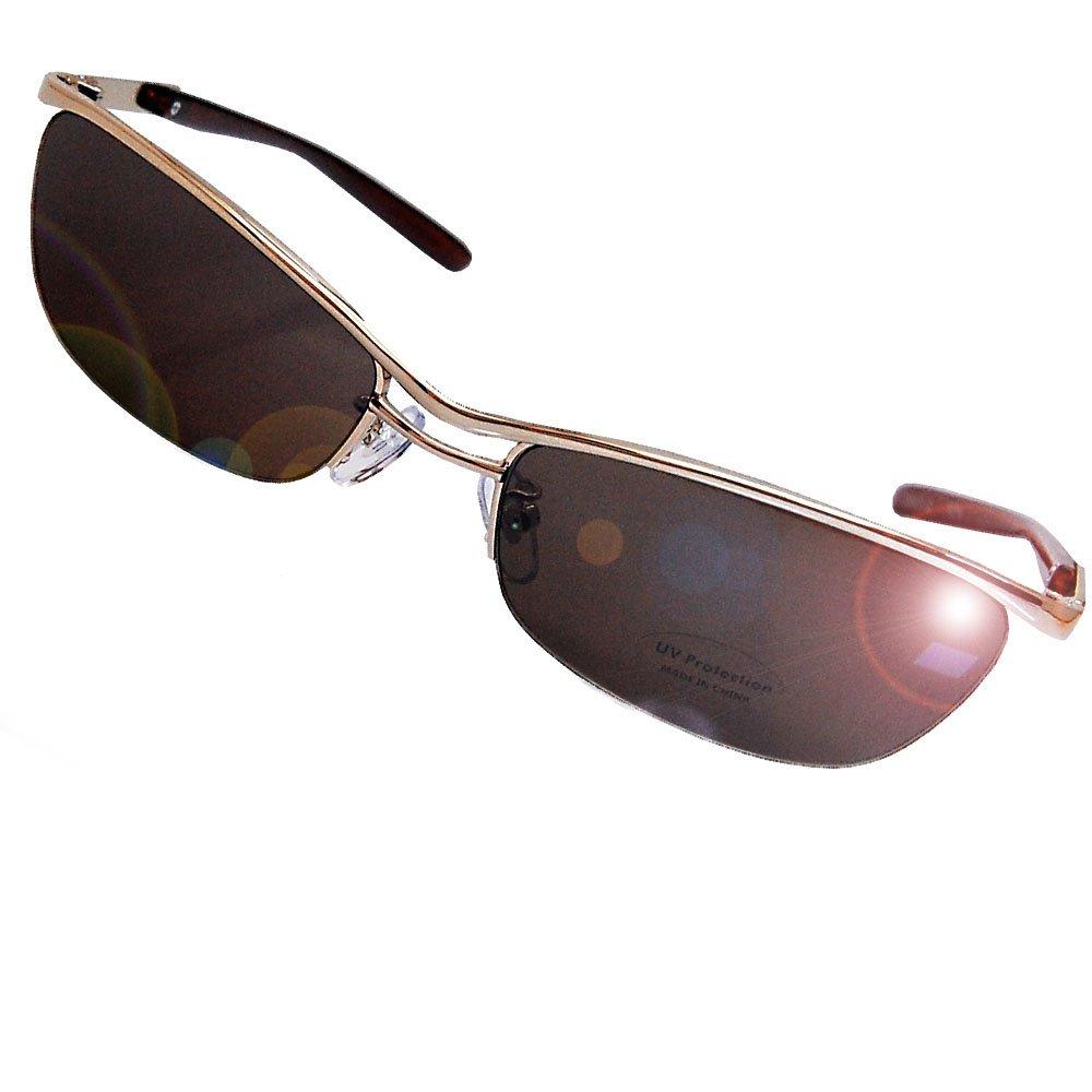 

[Очки] Стиль Плохого Парня Коричневые Линзы с UV-Фильтром Золотая Металлическая Оправа Солнцезащитные Очки в Стиле Slightly Bad Boy Oraora 2002-2