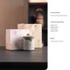 Ge Kiln Ceramic Tea Cup Set: Three-Piece Mug with Inner Liner, Gift Box, Logo Customizable, Perfect for Business Gifts