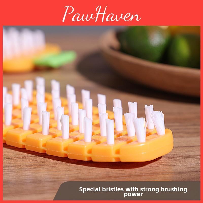 Cleaning Flexible Kitchen Brush For Fruits And Vegetables With Nylon Bristles