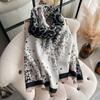 Warm Winter Scarf for Women Luxury Leopard Pashmina Shawls Thick Cashmere Blanket Chunky Stoles Lady Elegant Poncho Bufanda