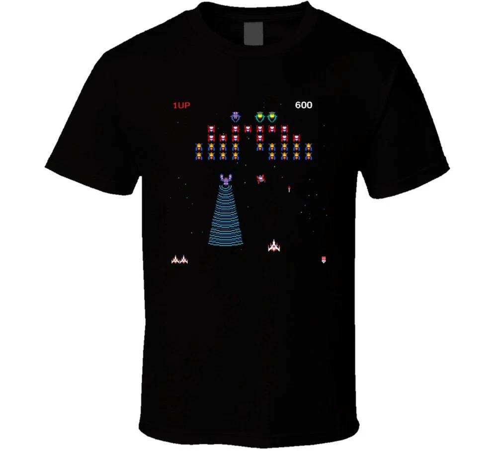 Galaga Video Game Retro 80s T Shirt S