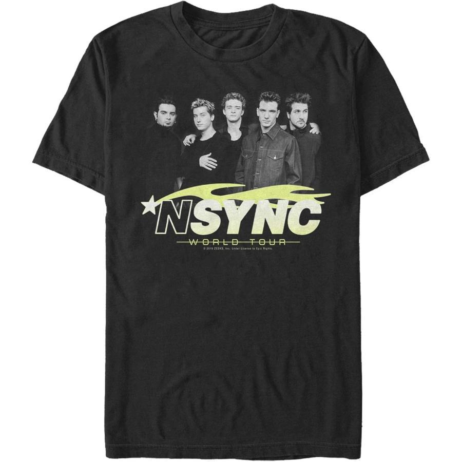 Fifth Sun Men s NSYNC World Tour Poster T-Shirt S