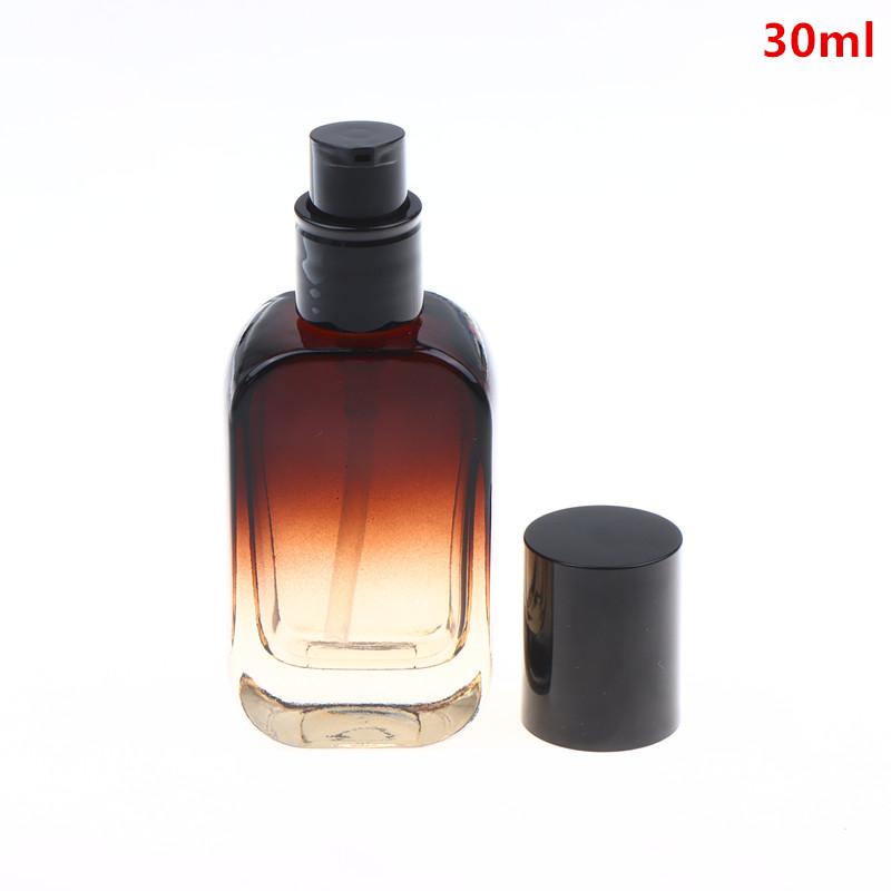 

30/50/100Ml Gradient Brown Travel Pump Bottle Lash Shampoo Bottle For Hand Sanitizer Liquid Plastic Empty Soap Refillable Bottle 30ml