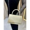New Gold Pleated Handbag,Perfect Party Banquet Bag,Evening Shoulder Crossbody Bag