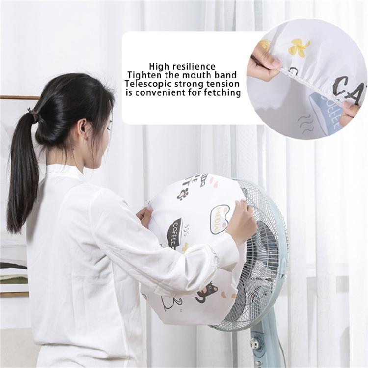 Round Head Fan Dustproof Waterproof Dust Covers Home Electric Fan Protective Covers Fan Covers