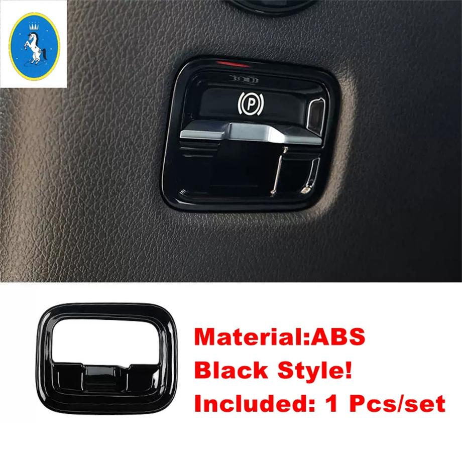 

Black ABS Auto Glass Switch / Air Outlet / Headlight Switch Cover Trim For Mercedes Benz GLC Class X254 GLC260 GLC300 2024 Electronic handbrake