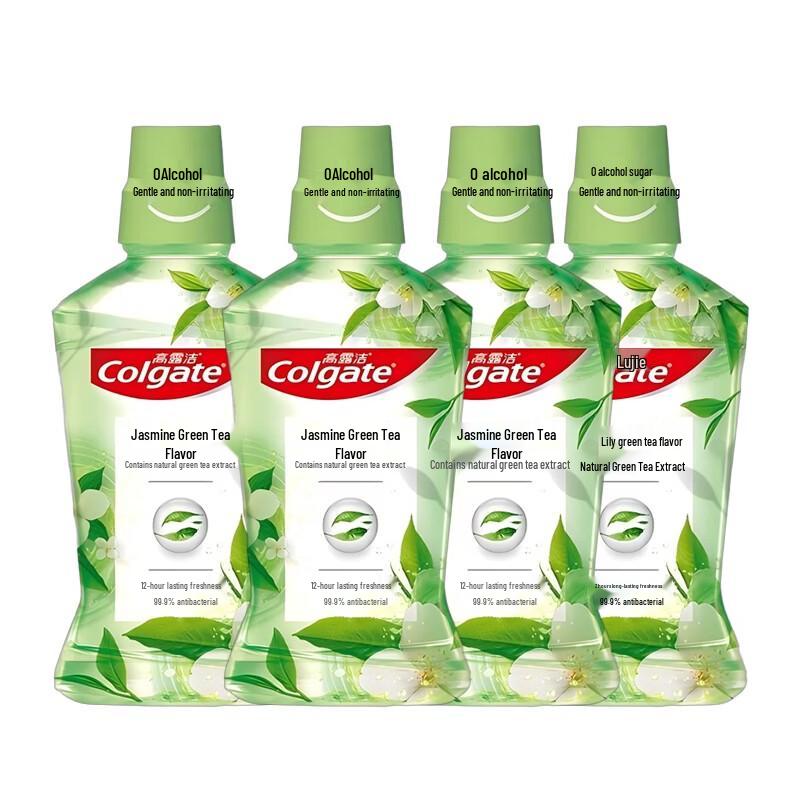 Colgate Jasmine Green Tea Mouthwash 500ml (4-pack)