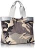 Tape Handle Camouflage Pattern Plain Tote Bag A4 Size for Commuting to Work or School Web Exclusive 1613111084 [Cuko]