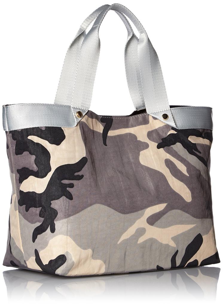 Tape Handle Camouflage Pattern Plain Tote Bag A4 Size for Commuting to Work or School Web Exclusive 1613111084 [Cuko]