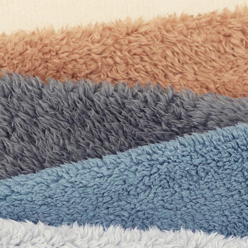 Warme, flauschige lange Socken aus Plüsch, Overknee-Socken, hohe Plüschstrümpfe, flauschige lange Beinwärmer für den Winter zu Hause, geschwollenes Schlafsocken