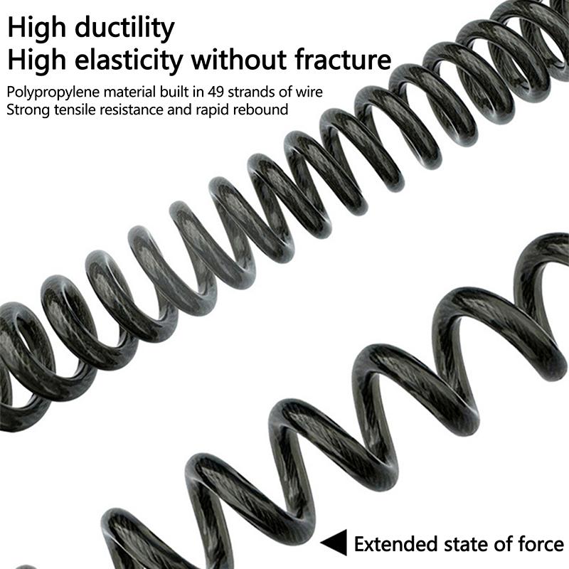 

Выдвижной инструмент шнур рыболовный пружинный шнур прочный безопасный пружинный спиральный трос для плоскогубцев лодочный спорт рыболовный кемпинг каяк