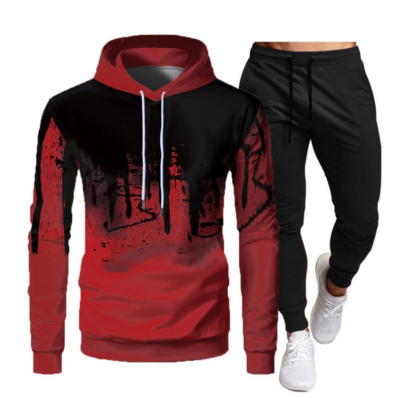 European Style Men's Hoodie & Sweatpants Set - 2023 Edition