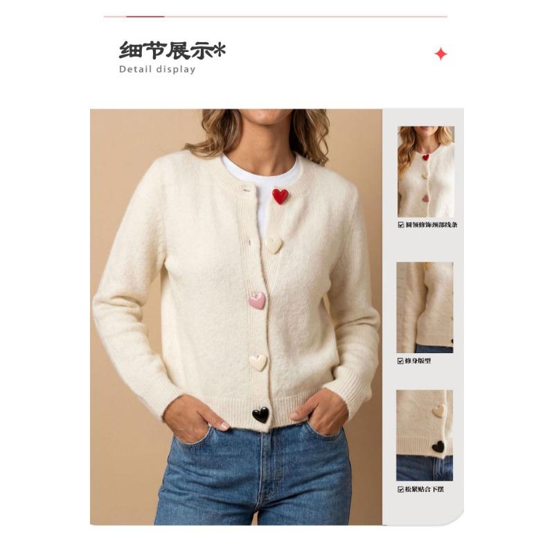 Women S V Neck Long Sleeve Loose Knit Cardigan Autumn Winter Lazy Style