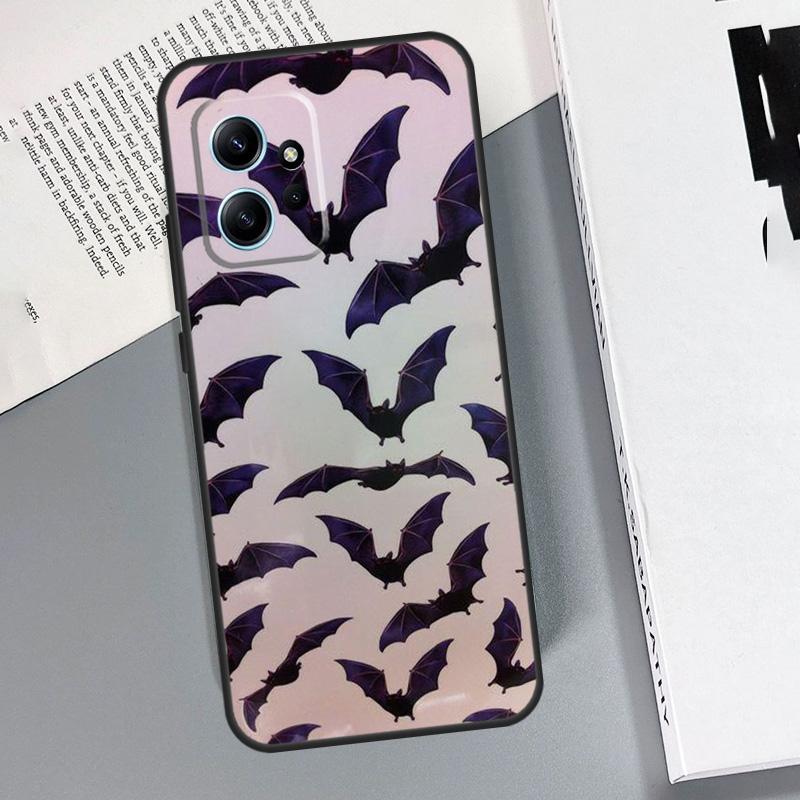 

Чехол Летучие мыши-вампиры и полная луна для Хэллоуина для Xiaomi Redmi Note 13 11 9 10 12 14 Pro 11S Чехол для Redmi 15 15C 14C 10C 13C 12C Redmi Note 14 5G