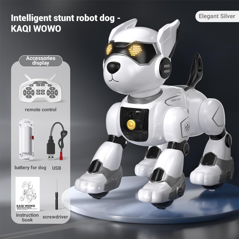 

New R27 Intelligent Voice Dialogue Electronic Pet Children s Intelligent Programming Puzzle Toy Remote Control Machine Dog Toy