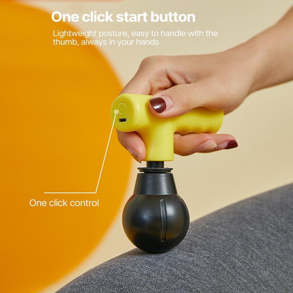 Small Travel Handheld Portable Massager Mini Compact Sports Massager Percussion Deep Tissues Muscle Massager Durable