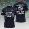 Seattle Seahawk 2025 Super 1Bowl LX Kampioenen 3D Kleding Shirt S-5XL Stijl12