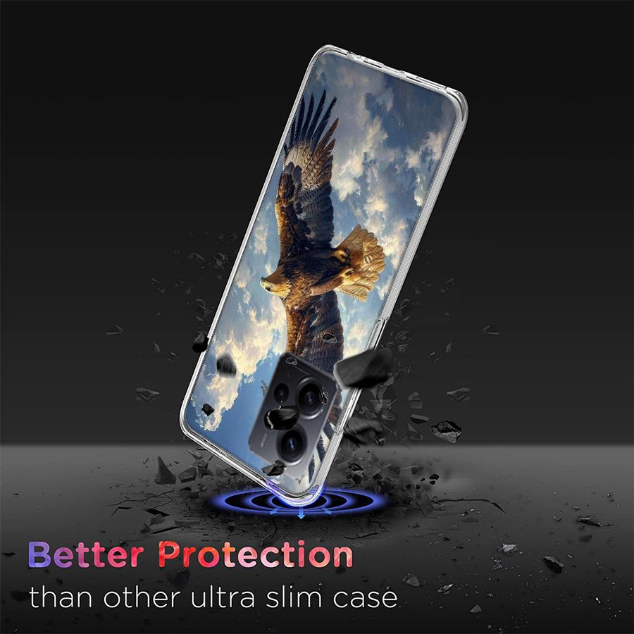 Soaring Eagle Hunting Phone Case For Redmi Note 14 15 Pro 5G 13 12 Pro Plus 11 11T 11E 11S 10 Pro 10S 9 9S Cover Cell Clear TPU