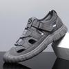 Men's Summer Sandals Non-slip Wear-resistant Casual Shoes Mesh Hollow Outdoor Breathable and Comfortable Soft-soled Beach Shoes
