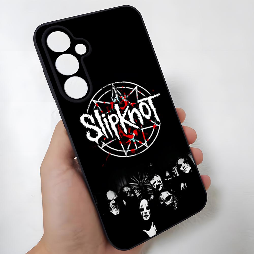 S-Slipknot Popular Band Phone Case For Samsung S26 Ultra S25 Edge Ultra S23 S22 S21 S20 Ultra Plus S24 Fe Glass Cover