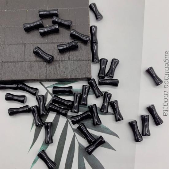 100Pcs Acrylic Bamboo Joint Beads Vintage Spacer Beads for DIY Jewelry Making Smooth Surface Unique Texture Beads for Bracelets Necklaces Earrings